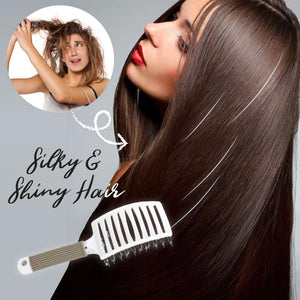 Smooth hair Detangling Nylon Brush