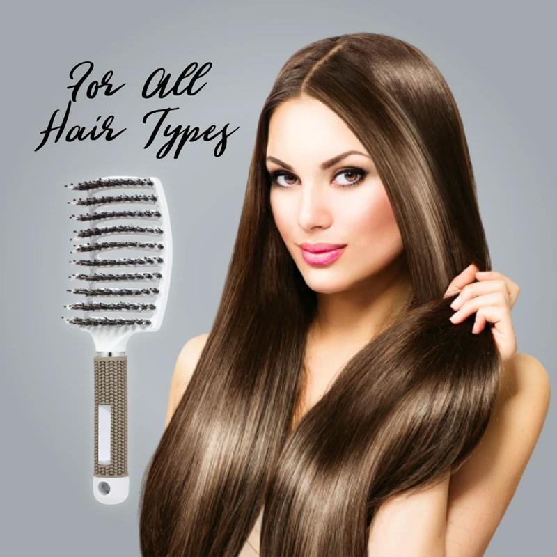 Smooth hair Detangling Nylon Brush